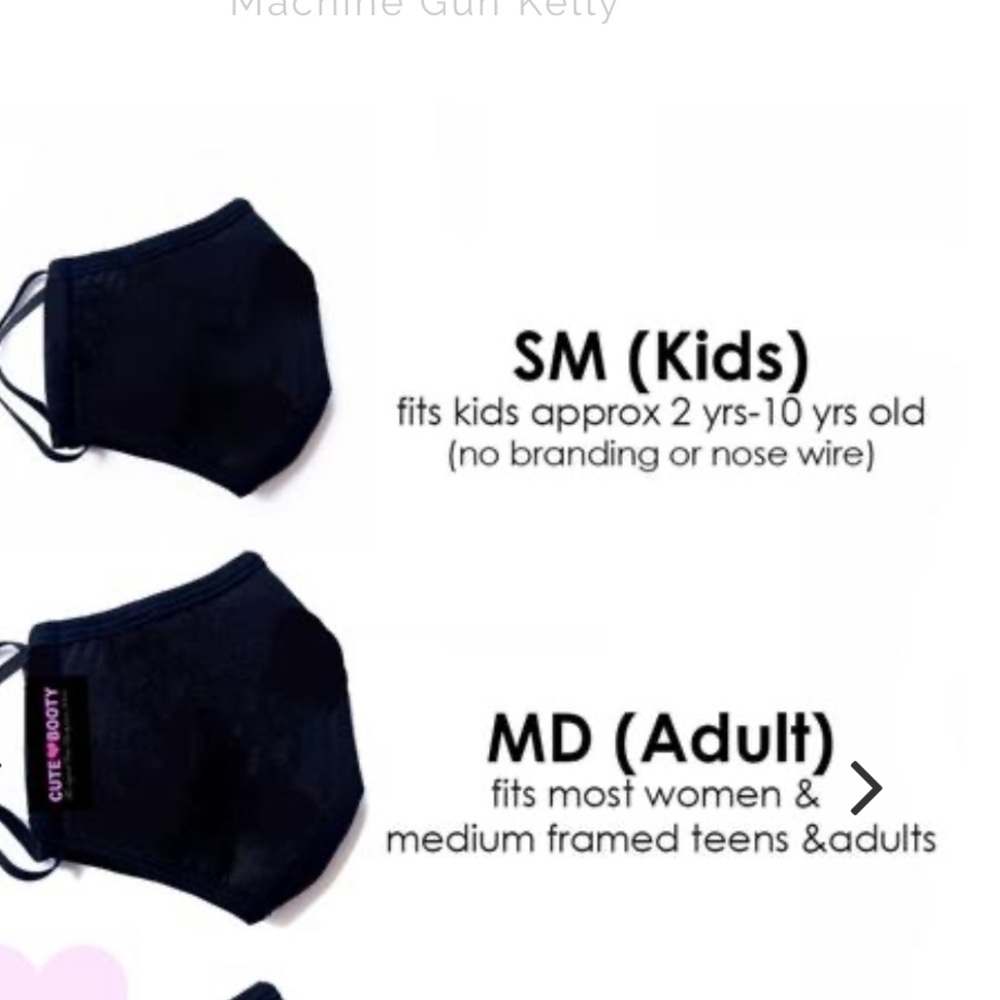 Cute booty lodge floral mask - Picture 2 of 2